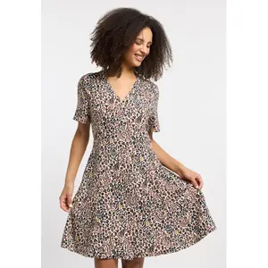Short dress for women Ragwear Kveeda Print image-1