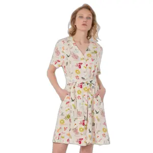 Short dress for women Ragwear Kveeda Print image-0