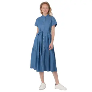 Women's Long Denim Dress Ragwear Liora image-0