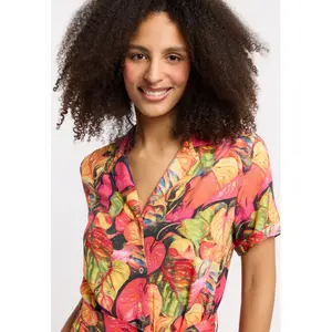Women's shirt dress Ragwear Sawira Long Print image-4