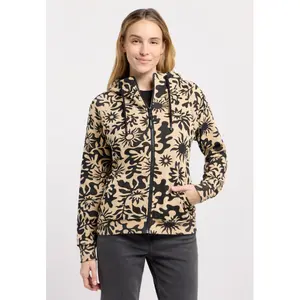 Printed zip-up hoodie for women Ragwear Fllawia image-1