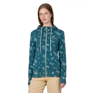 Sweatshirt à capuche zippée femme Ragwear Paya Print image-0