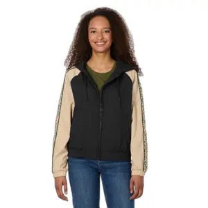 Women's hooded jacket Ragwear Nicandra Print image-0