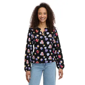 Long sleeve blouse for women Ragwear Santica Print image-0