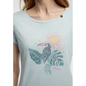 Camiseta de mujer Ragwear Fllorah Print A Gots image-5