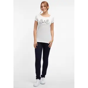 Camiseta de mujer Ragwear Fllorah Print C Gots image-1