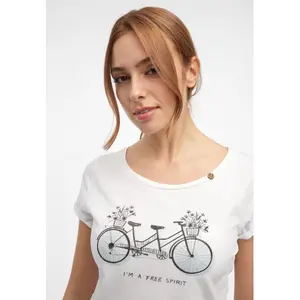 Camiseta de mujer Ragwear Fllorah Print C Gots image-5