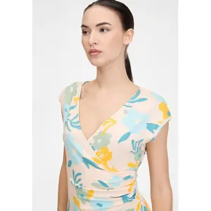 Vestido de embrulho feminino Ragwear Crupi Print image-4