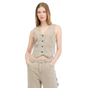 Women's denim vest Ragwear Shafron image-0