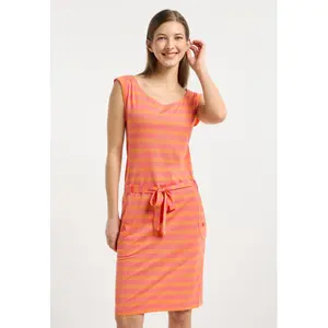 Striped t-shirt dress for women Ragwear Tagg image-1