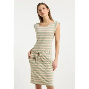 Striped t-shirt dress for women Ragwear Tagg image-1