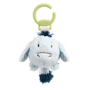 Hračka na kousání Rainbow Designs Disney attachable Eeyore and crinkle