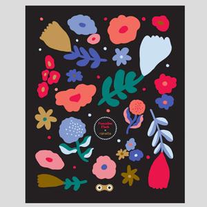 Reflective stickers Rainette Fleu