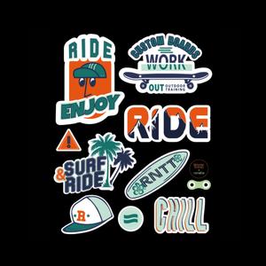 Reflective stickers Rainette Ride image-1