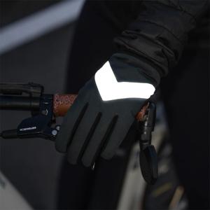 Long waterproof and reflective gloves Rainette image-1