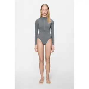 Maillot de bain 1 pièce manches longues femme Rains image-2
