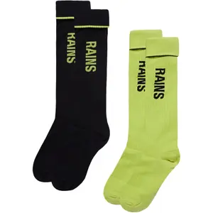 Lot de 2 paires de chaussettes logo Rains image-0
