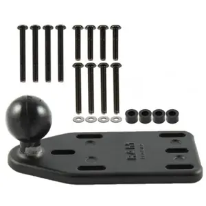 Suporte de Smartphone para motocicleta com guiador ou montagem de reservatório de travão/embreagem, bola excêntrica RAM Mounts image-0