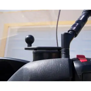 Suporte de Smartphone para motocicleta com guiador ou montagem de reservatório de travão/embreagem, bola excêntrica RAM Mounts image-2