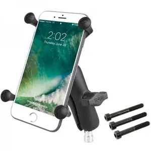 Compleet pakket met smartphonehouders, medium arm, stuurklembevestiging RAM Mounts X-Grip® image-1