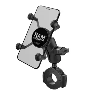 Short arm smartphone holder for handlebar – L/XL smartphones RAM Mounts X-Grip® Torque® image-0
