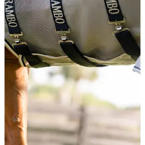 Paardenvliegendeken met halsdekking Rambo Protector Fieldsafe Plus image-2