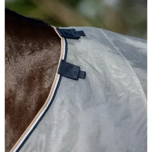 Paardenvliegendeken met halsdekking Rambo Protector Fieldsafe Plus image-5