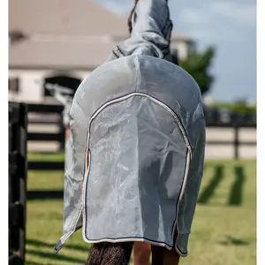Fly Blanket with neck cover Rambo Protector Fieldsafe Plus image-1