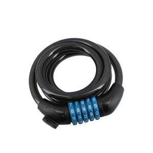 Spiral chain lock with code and holder Rangers