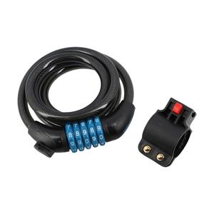 Spiral chain lock with code and holder Rangers image-1