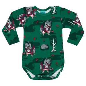 Långärmad body för baby Raspberry Republic image-0