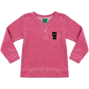 Dziecięca bluza welurowa Raspberry Republic image-0