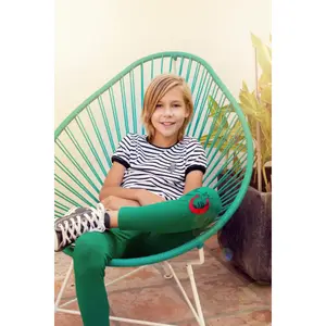 Geborduurde legging baby Raspberry Republic image-1