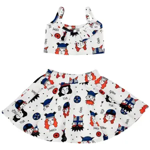 Girl's Tank Top and Skirt Set Raspberry Republic Lambada image-0