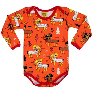 Baby long-sleeved bodysuit Raspberry Republic image-0