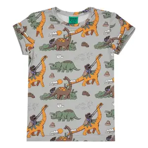 T-shirt för barn Raspberry Republic Dino Riders image-0