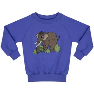 Sweatshirt child Raspberry Republic Wooly Mammoth image-0