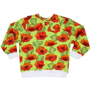 Girl's Collar Sweatshirt Raspberry Republic image-0