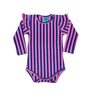 Baby Long Sleeve and Puff Sleeve Bodysuit Raspberry Republic image-0