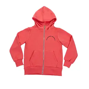 Hooded sweatshirt with zipper Raspberry Republic image-0