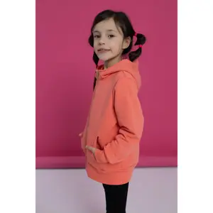 Hooded sweatshirt with zipper Raspberry Republic image-2