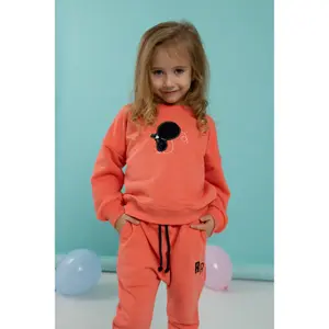 Sweatshirt girl Raspberry Republic image-1