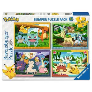 4x100-piece puzzle Ravensburger Pokemon image-3