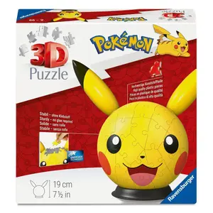 Ball-shaped Puzzle Ravensburger Pokemon Pikachu 3D image-4