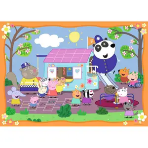 24-piece puzzle -giant- the peppa pig club Ravensburger image-1