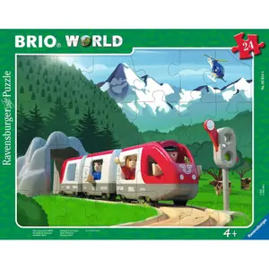 30-48 piece puzzle - frame - mountain adventure / brio Ravensburger image-0