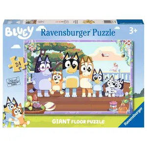 24-piece puzzle -giant- family time / bluey Ravensburger image-1
