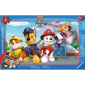 15-piece puzzle frame - four brave rescuers / pat'patrouille Ravensburger image-0