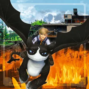 3x49 pieces Nine Kingdoms puzzle Ravensburger Dragons image-1