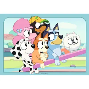 2x12-piece puzzle fun with bluey Ravensburger image-0